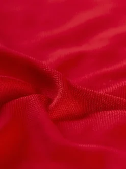 Poloshirt aus Polyester mit Knopfleiste Kirsch