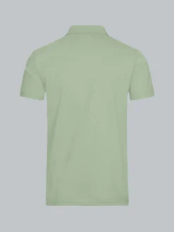 Poloshirt aus Single-Jersey Green tea