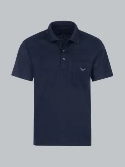 Poloshirt aus Single-Jersey Navy