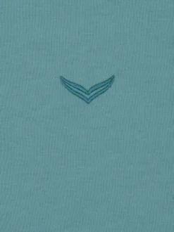 Poloshirt aus Single-Jersey Seegras