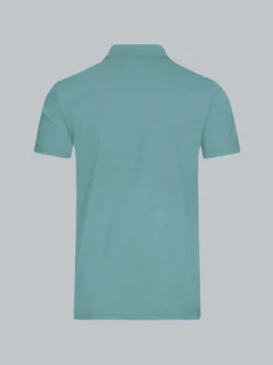 Poloshirt aus Single-Jersey Seegras
