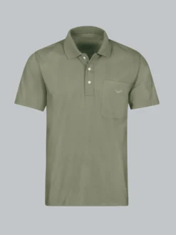Poloshirt aus Single-Jersey Salbei