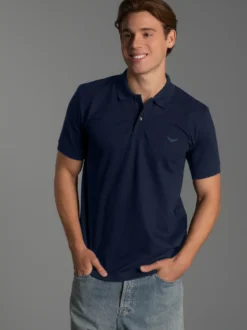 Polo-Shirt 100% Biobaumwolle Navy