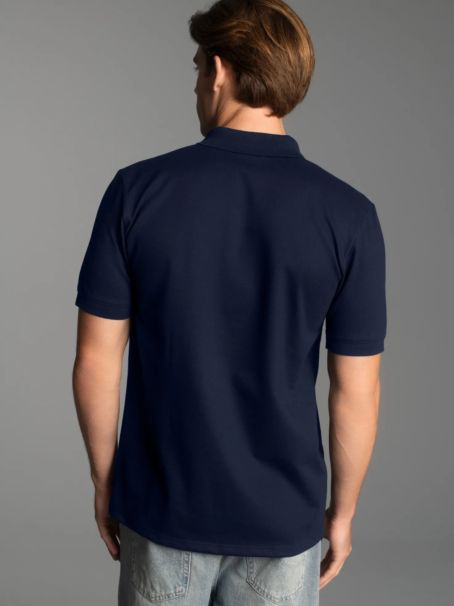 Polo-Shirt 100% Biobaumwolle Navy
