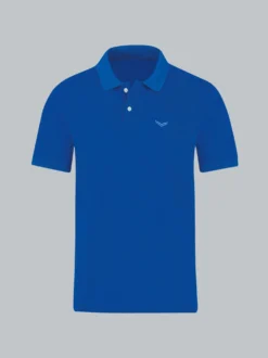 Polo-Shirt 100% Biobaumwolle Royal