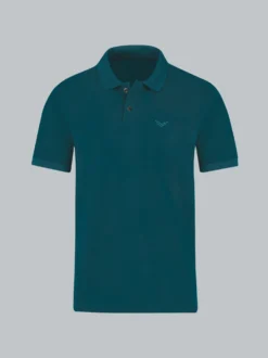 Polo-Shirt 100% Biobaumwolle Saphir
