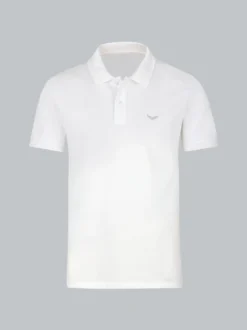 Polo-Shirt 100% Biobaumwolle Weiss