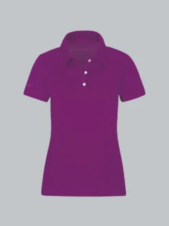 Poloshirt Brombeer