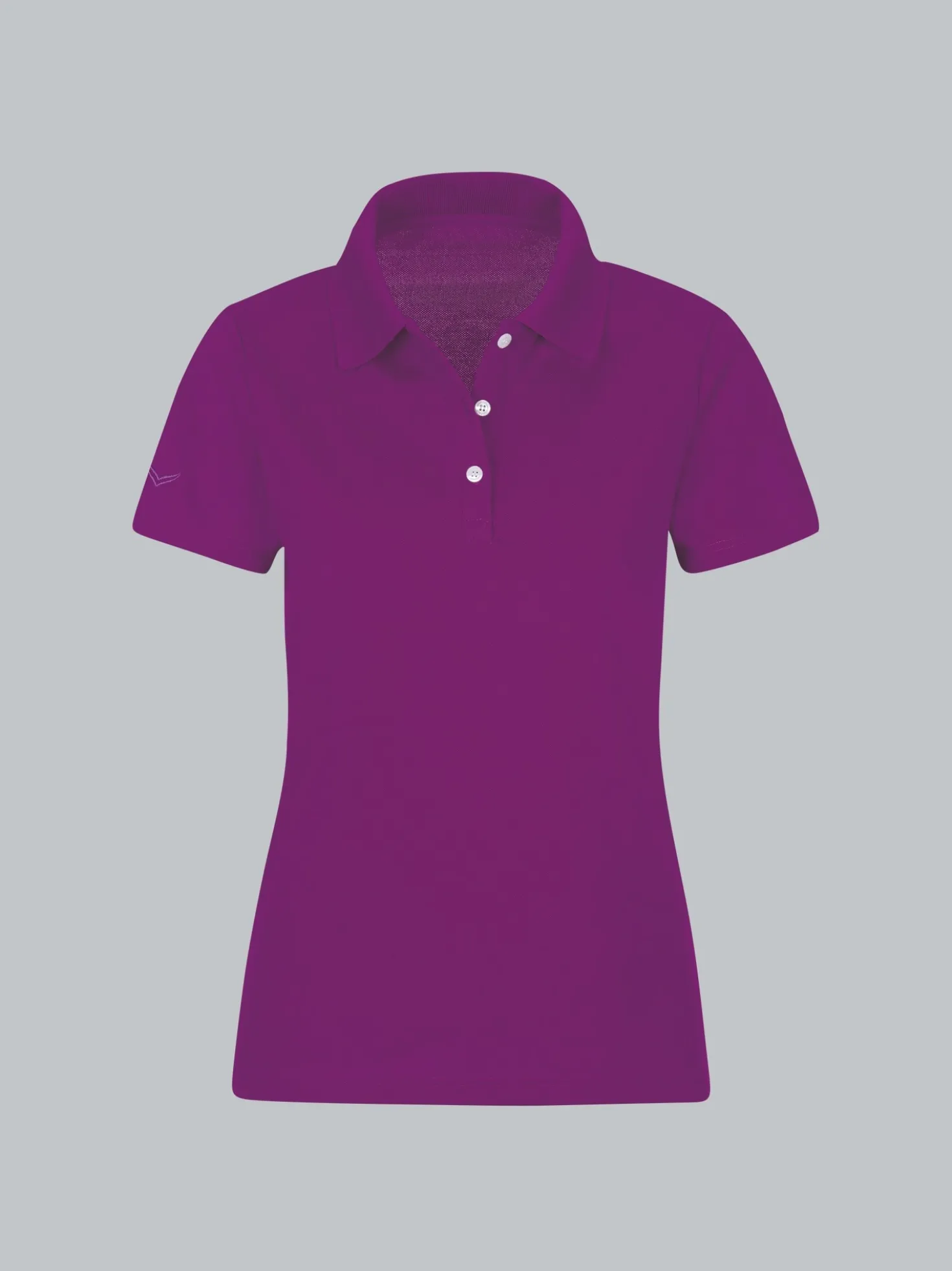 Poloshirt Brombeer