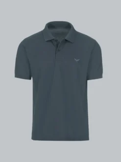 Poloshirt DELUXE Piqué Anthrazit