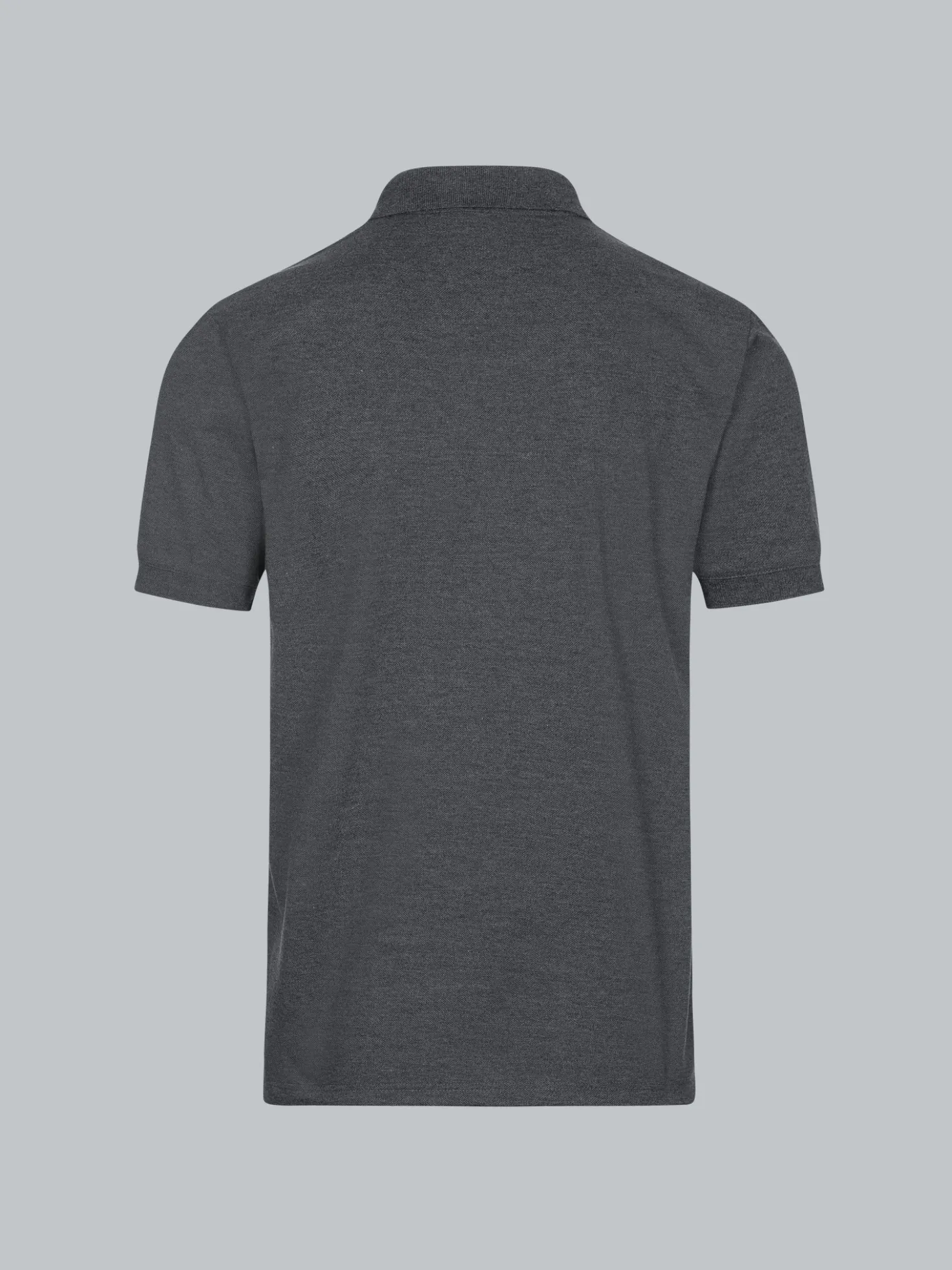 Poloshirt DELUXE Piqué Anthrazit-melange