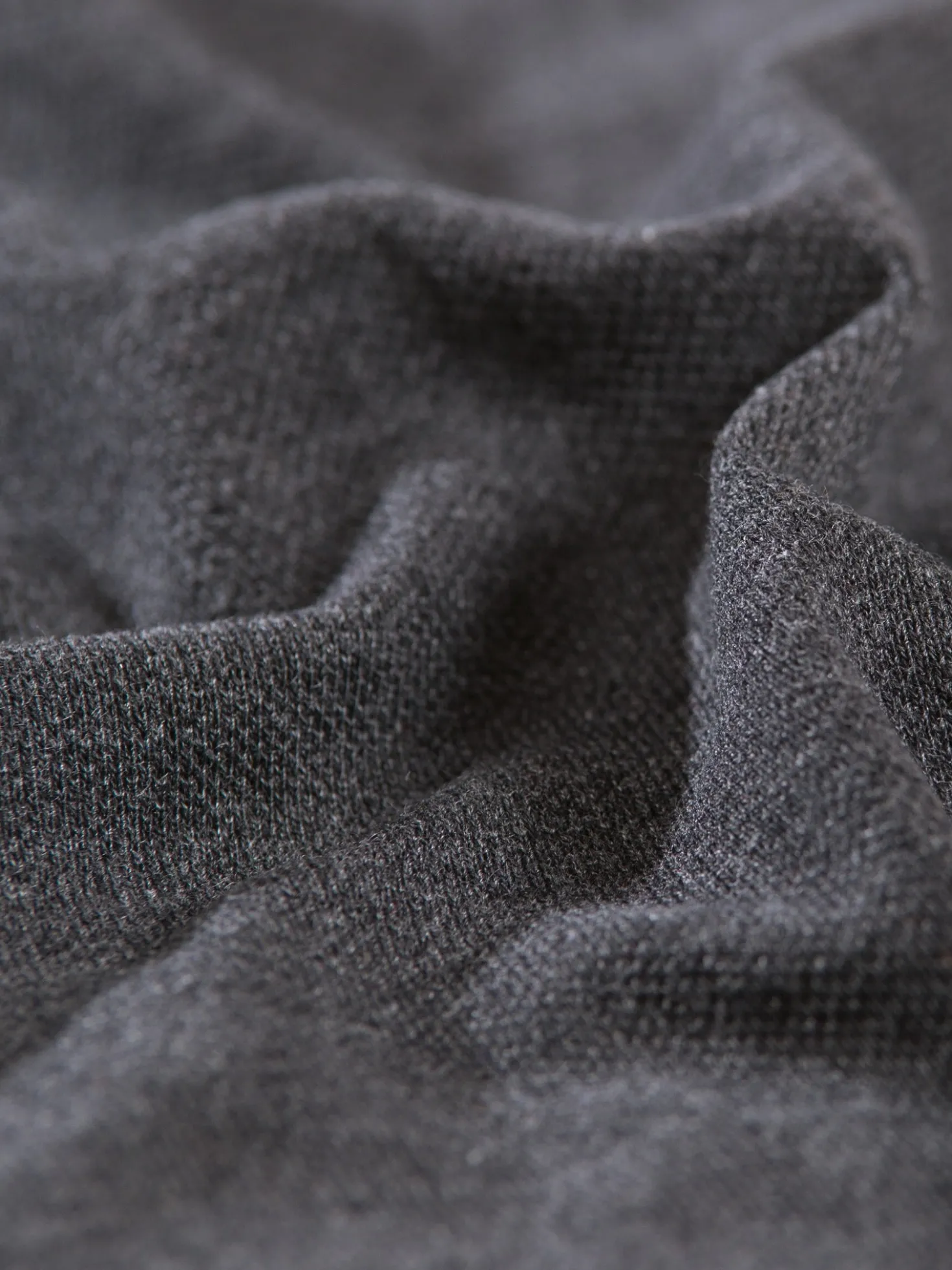 Poloshirt DELUXE Piqué Anthrazit-melange