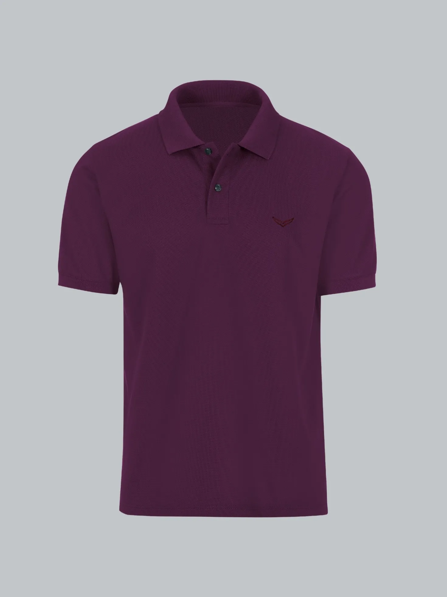 Poloshirt DELUXE Piqué Aubergine