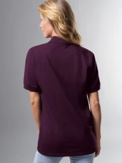 Poloshirt DELUXE Piqué Aubergine