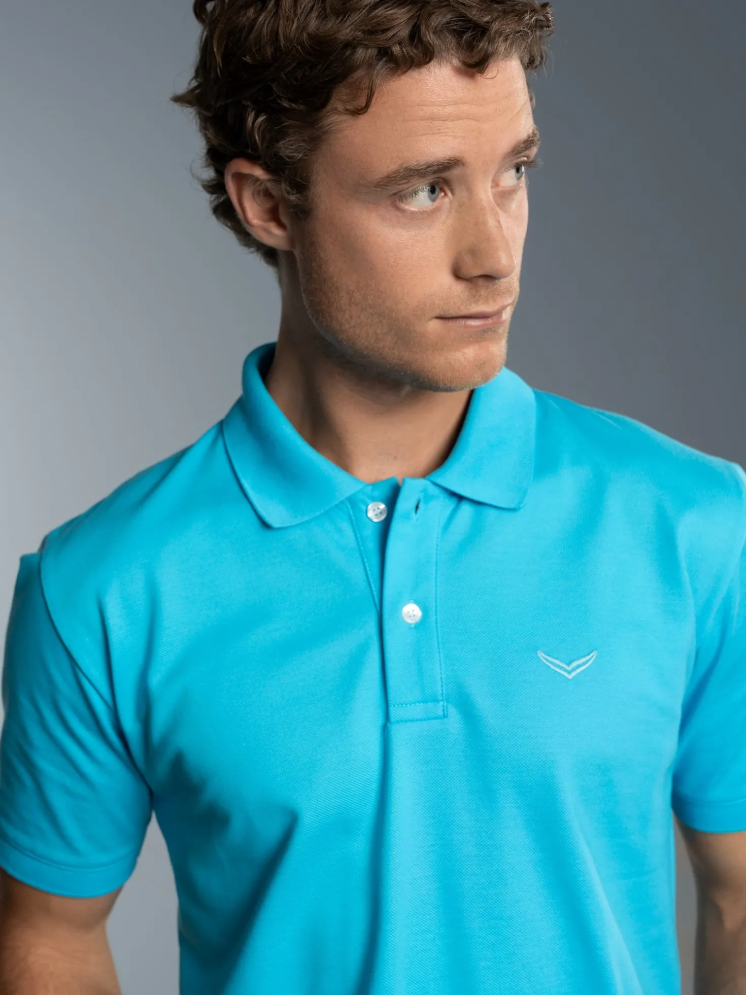Poloshirt DELUXE Piqué Azur