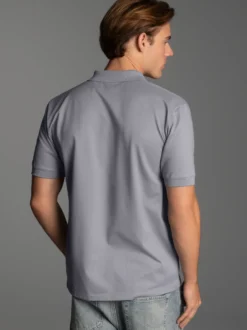 Poloshirt DELUXE Piqué Cool-grey
