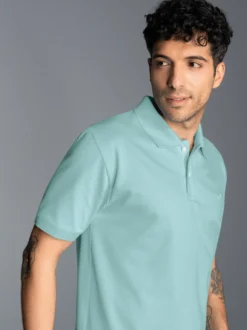 Poloshirt DELUXE Piqué Gletscher
