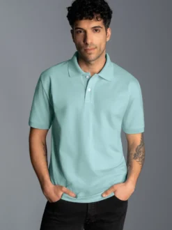 Poloshirt DELUXE Piqué Gletscher