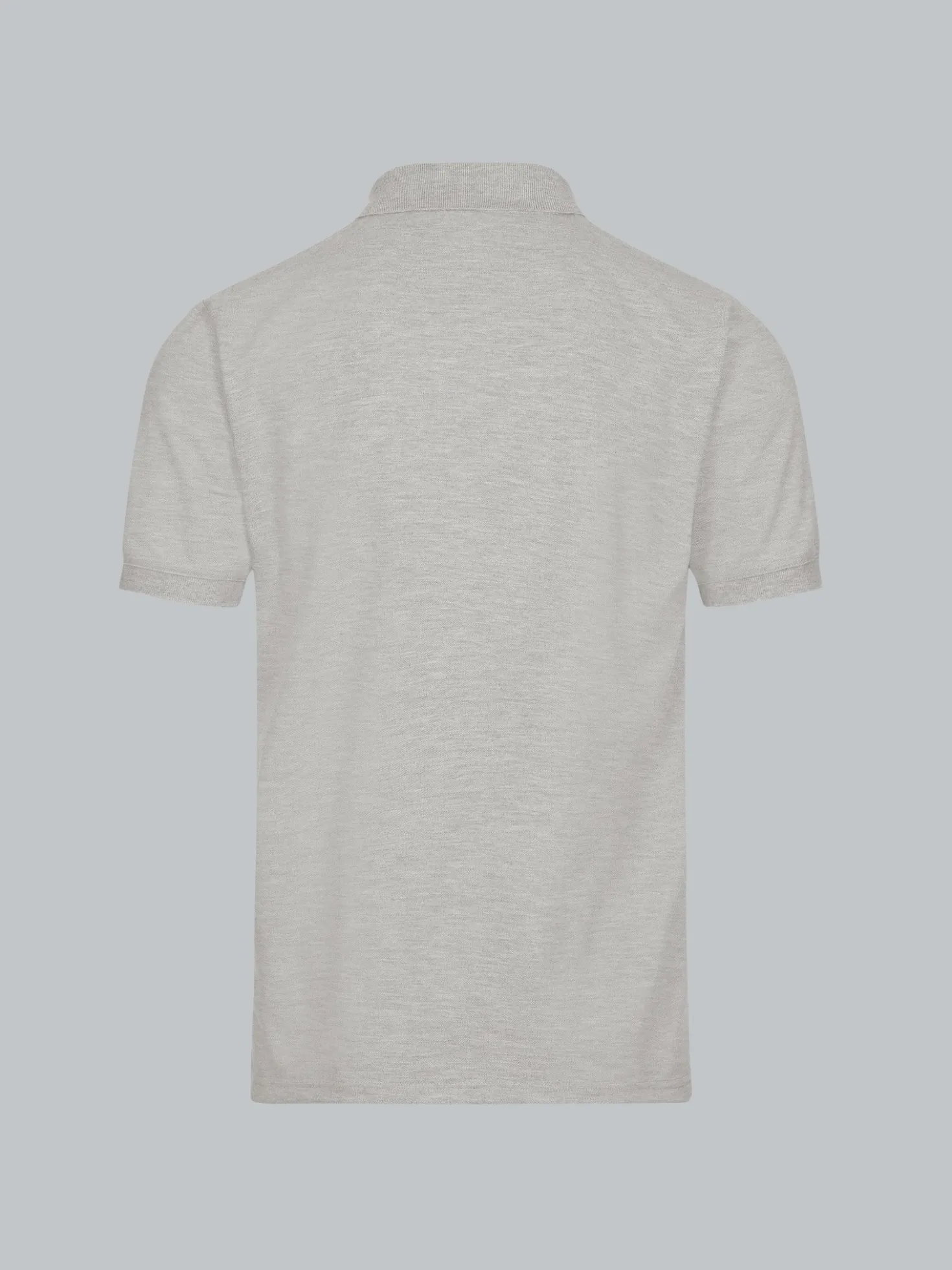 Poloshirt DELUXE Piqué Grau-melange