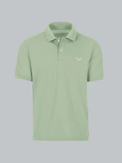 Poloshirt DELUXE Piqué Green tea