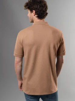 Poloshirt DELUXE Piqué Haselnuss