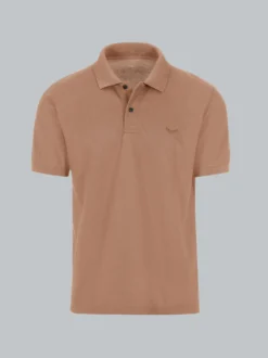 Poloshirt DELUXE Piqué Haselnuss