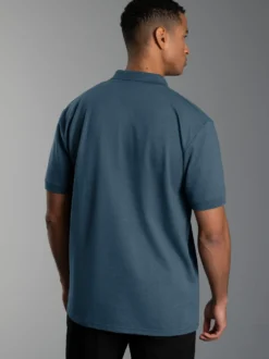 Poloshirt DELUXE Piqué Jeans-melange