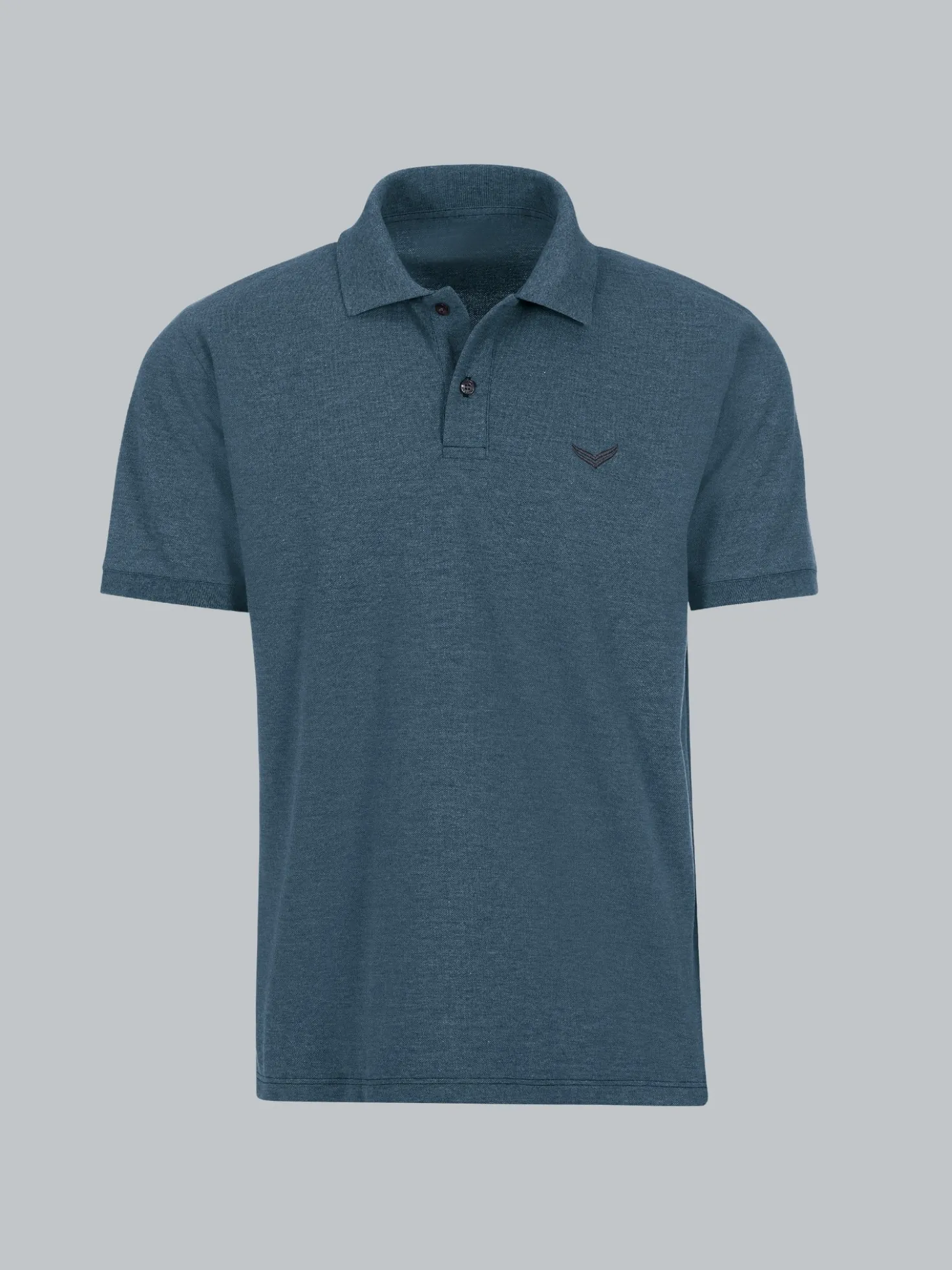 Poloshirt DELUXE Piqué Jeans-melange