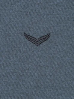 Poloshirt DELUXE Piqué Jeans-melange