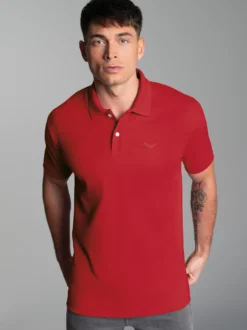 Poloshirt DELUXE Piqué Kirsch