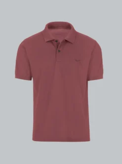 Poloshirt DELUXE Piqué Mahagoni