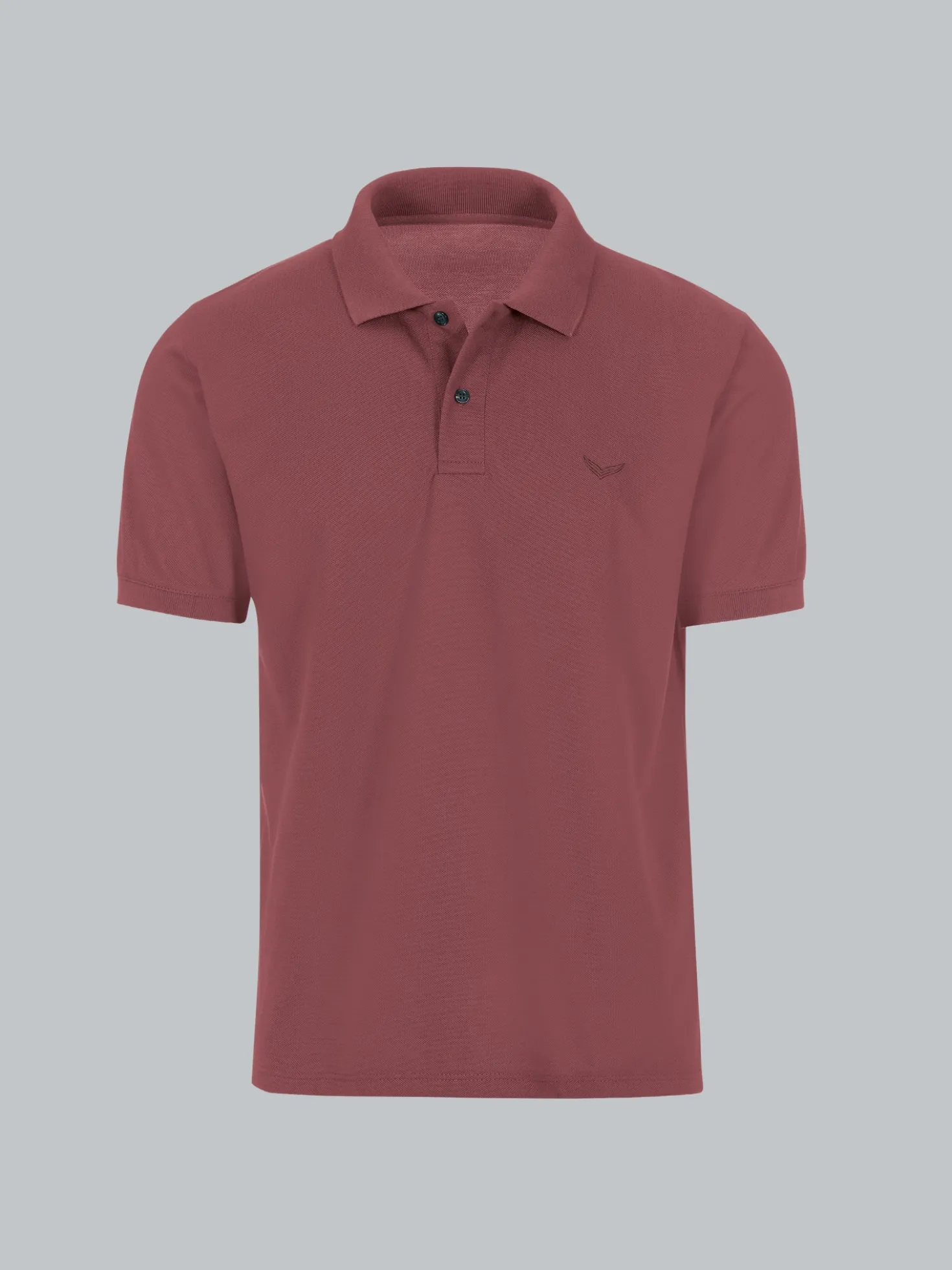 Poloshirt DELUXE Piqué Mahagoni