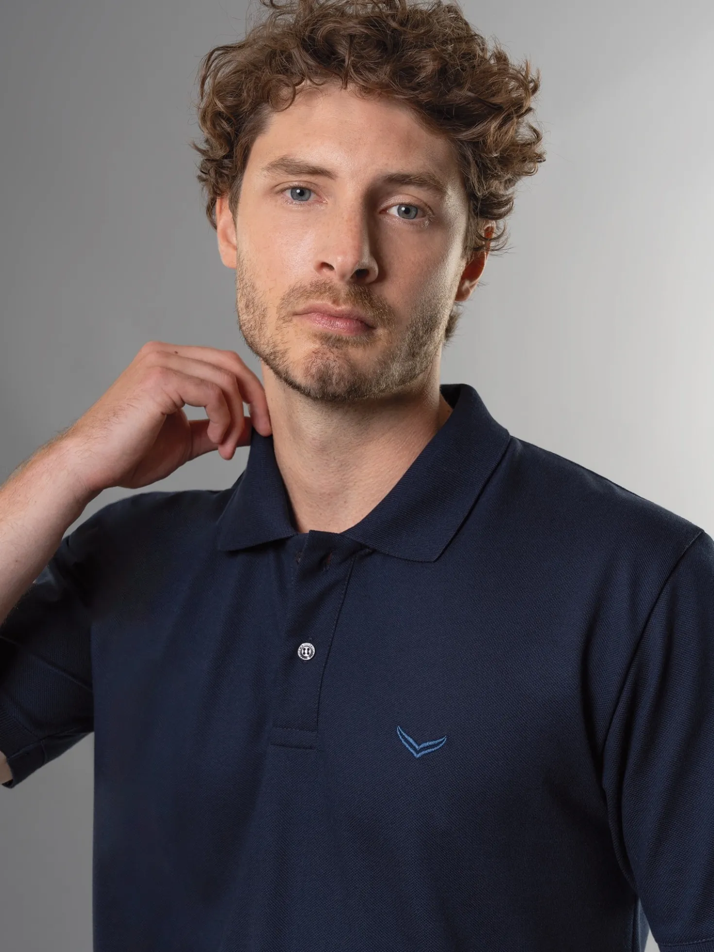 Poloshirt DELUXE Piqué Navy