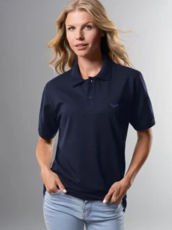 Poloshirt DELUXE Piqué Navy