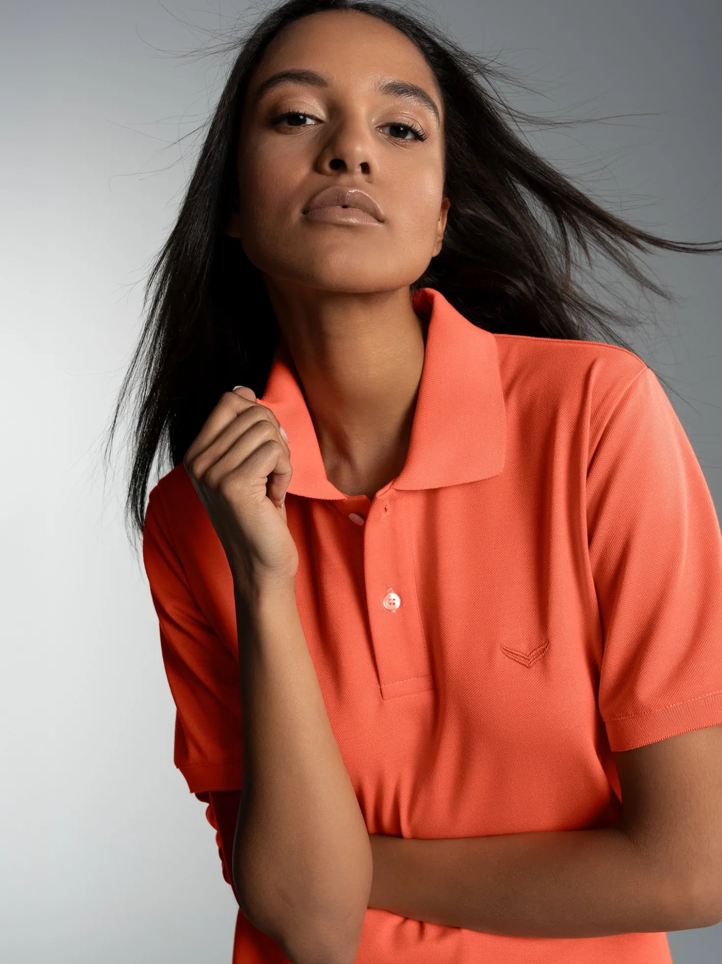 Poloshirt DELUXE Piqué Peach