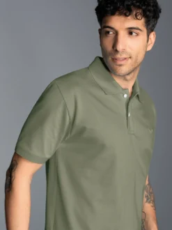Poloshirt DELUXE Piqué Salbei