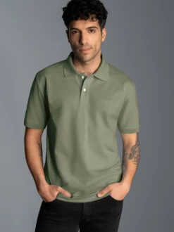 Poloshirt DELUXE Piqué Salbei