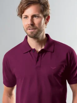 Poloshirt DELUXE Piqué Sangria