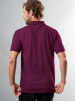Poloshirt DELUXE Piqué Sangria