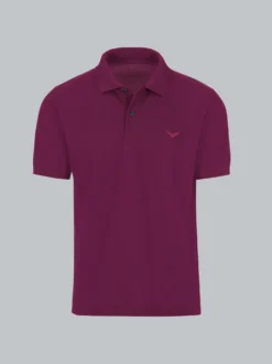 Poloshirt DELUXE Piqué Sangria