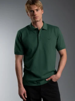 Poloshirt DELUXE Piqué Tanne