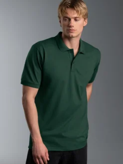 Poloshirt DELUXE Piqué Tanne