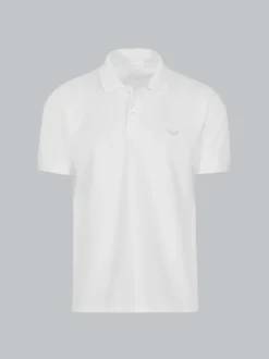 Poloshirt DELUXE Piqué Weiss
