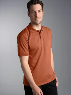 Poloshirt DELUXE Piqué Zimt