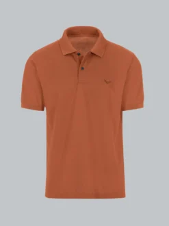 Poloshirt DELUXE Piqué Zimt