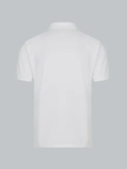 Poloshirt für Industriewäsche Schwinge am Arm Weiss