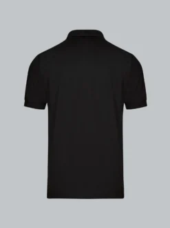 Poloshirt für Industriewäsche Schwinge am Arm Schwarz