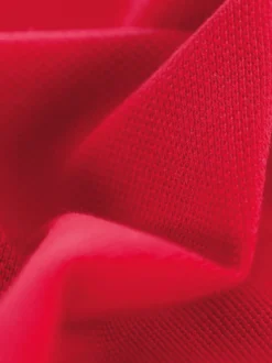 Poloshirt für Industriewäsche Schwinge am Arm Kirsch