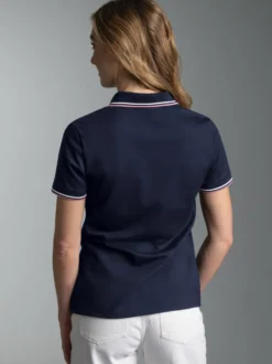 Polo Shirt im Marine Design Navy