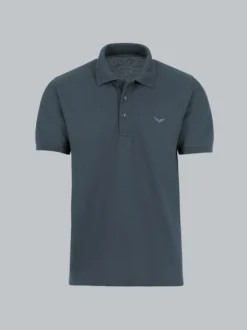 Poloshirt in Piqué-Qualität Anthrazit